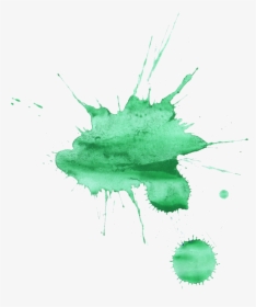 #paint #line #green #painting #brush #aquarel #aquarelle - Watercolor Green Paint Splatter, HD Png Download, Free Download