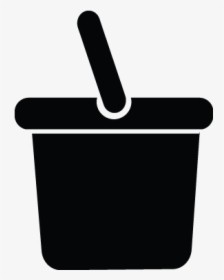 Bucket, Pot, Color Bucket, Cart, Line, Paint Icon, HD Png Download, Free Download