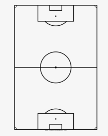 Soccer Field Coloring Page , Png Download - Circle, Transparent Png, Free Download