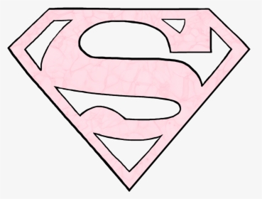 Superman Superwoman Logo Pink Freetoedit - Superwoman Logo, HD Png Download, Free Download
