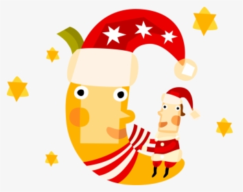 Vector Illustration Of Santa Claus, Saint Nicholas, - Papai Noel Lua Png, Transparent Png, Free Download