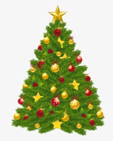 Christmas Tree Clipart With Transparent Background, HD Png Download, Free Download