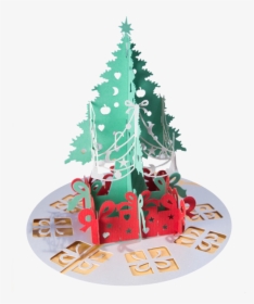 Christmas Tree With Presents - Christmas Tree, HD Png Download, Free Download