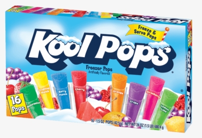 Kool Pops 16ct/1 - Kool Pops Freezer Pops, HD Png Download, Free Download