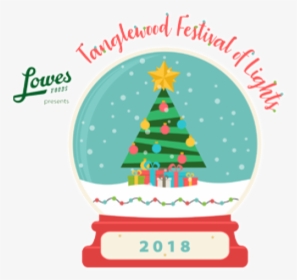 Drawn Christmas Tree Festival - Tanglewood Festival Of Lights 2018, HD Png Download, Free Download