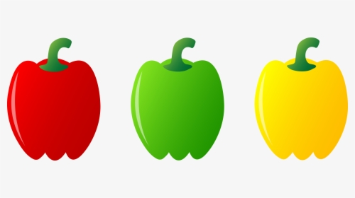 Three Bell Peppers - Free Clip Art Peppers, HD Png Download, Free Download