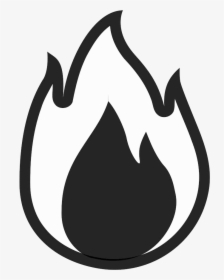 Fire Flame Drawing Free Content Clip Art Flames Cliparts - Black And White Fire Clipart, HD Png Download, Free Download