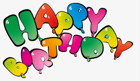 Плакат На Др Happy Birthday Ballons, Happy Birthday, HD Png Download, Free Download