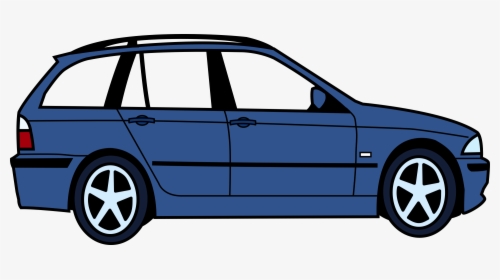 Bmw Touring Clip Arts - Car Side View Clipart, HD Png Download, Free Download