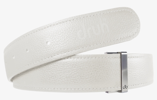 White Full Grain Texture Leather Belt - Belt, HD Png Download, Free Download