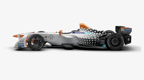 F1 Car Side View Png Clipart - Formula E, Transparent Png, Free Download