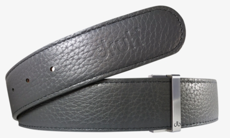 Grey Full Grain Textured Leather Belt - Strap, HD Png Download, Free Download