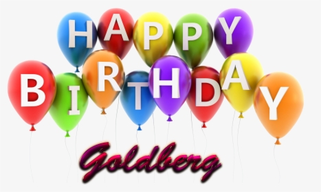 Goldberg Happy Birthday Balloons Name Png - Happy Birthday Anthony With Balloons, Transparent Png, Free Download
