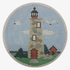 Bald Head Lighthouse - Cross-stitch, HD Png Download, Free Download