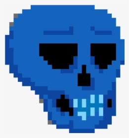 Transparent Blue Skull Png - Deadpool Logo Pixel Art, Png Download, Free Download