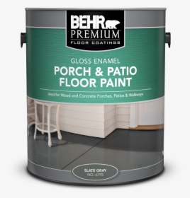 Can Of Porch & Patio Floor Paint - Behr Porch And Patio Paint, HD Png Download, Free Download