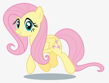 Fluttershy Trotting, Staring At You - Fluttershy My Little Pony Ponies, HD Png Download, Free Download