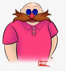 Eggman"s Pink Polo Shirt - Doctor Eggman, HD Png Download, Free Download