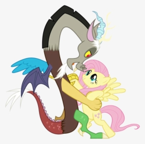 My Little Pony Friendship Is Magic Roleplay Wikia - My Little Pony Discord And Fluttershy, HD Png Download, Free Download