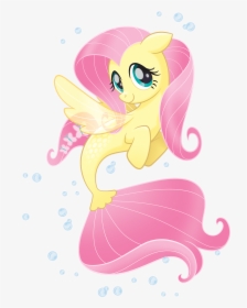 Transparent Movie Vector Png - My Little Pony Fluttershy Seapony, Png Download, Free Download
