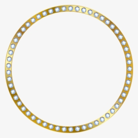 Round Border Frame Gold, HD Png Download, Free Download
