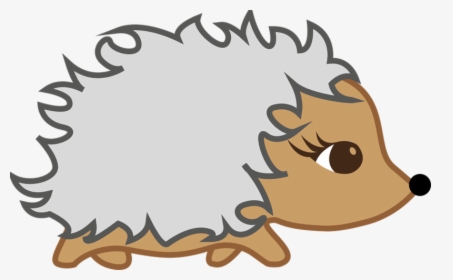 Free Vector Graphic - Cartoon Hedgehog No Background, HD Png Download, Free Download