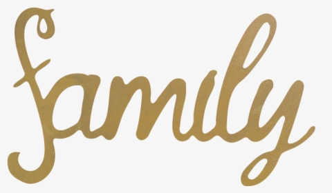 Family Word Transparent Background, HD Png Download, Free Download