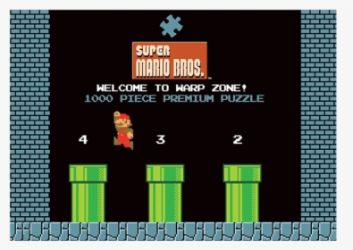 Super Mario Bros Level 1 2 Warp Zone, HD Png Download, Free Download