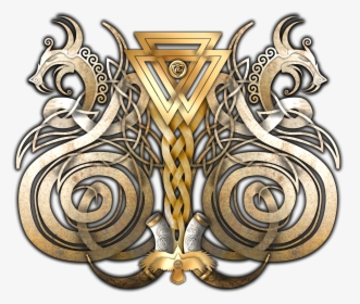 C - Norse Mythology Norse Symbol For Dragon, HD Png Download, Free Download