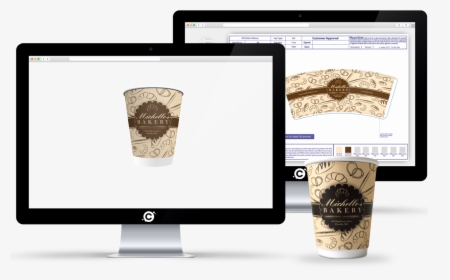 Cupprint Upload Your Artwork For Printed Coffee Cups - Printing, HD Png Download, Free Download