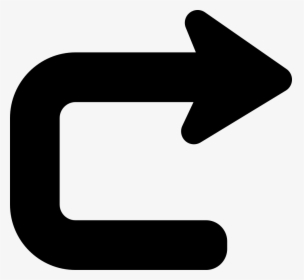 Returning Right Arrow - Turn Back Svg Icon, HD Png Download, Free Download
