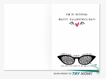 So Hipster Valentine"s Day Card - Graphics, HD Png Download, Free Download