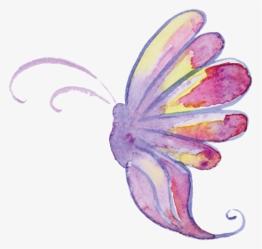 Butterfly Purple Watercolor Png Transparent, Png Download, Free Download