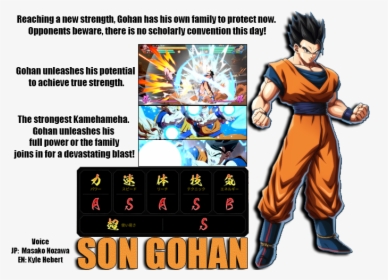 Son Gohan Adult Dbfz, HD Png Download, Free Download