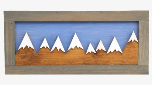Wooden Mountain Wall Art, HD Png Download, Free Download