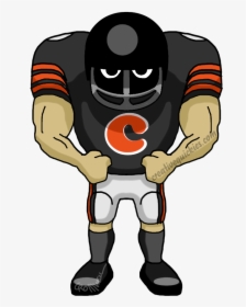 My Livelihood Is Custom Art And Advertising, But I - Raiders Cartoon Football Player, HD Png Download, Free Download