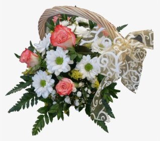 Transparent Bouquet Basket Png - Flower Basket, Png Download, Free Download