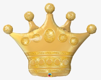 41 - Gold Crown Mylar Balloon, HD Png Download, Free Download