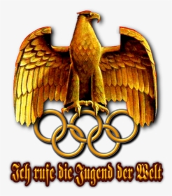 Explore Berlin Olympics, Olympic Logo, And More - Nazi Eagle, HD Png Download, Free Download