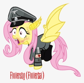Forcemation, Clothes, Flutterbat, Fluttershy, Nazi, - Mlp Bat Pony Fluttershy, HD Png Download, Free Download