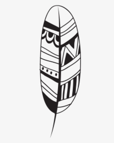 Tribal Leaf - Tribal Feather Clipart, HD Png Download, Free Download