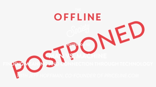 Postponed // Man Vs - Graphic Design, HD Png Download, Free Download