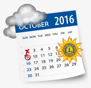 Octcalendar - October 2019 Calendar Graphic, HD Png Download, Free Download