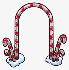 Clipart Forest Candy - Candy Cane Arch Png, Transparent Png, Free Download