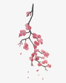 #interesting #art #tattoo #png #people #aesthetic #freetoedit - Cherry Blossom Branch Tattoo, Transparent Png, Free Download