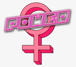 Image Of Girl Power Sticker - Cross, HD Png Download, Free Download