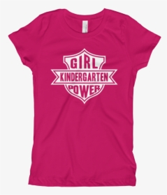 Kindergarten Girl Power Girl"s Tee Shirt, HD Png Download, Free Download