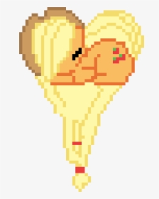 Applejack Heart Pixel Art, HD Png Download, Free Download