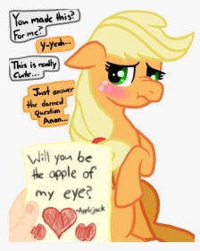 Mlp Applejack And Anon, HD Png Download, Free Download