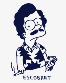 Bart Simpson Pablo Escobar, HD Png Download, Free Download